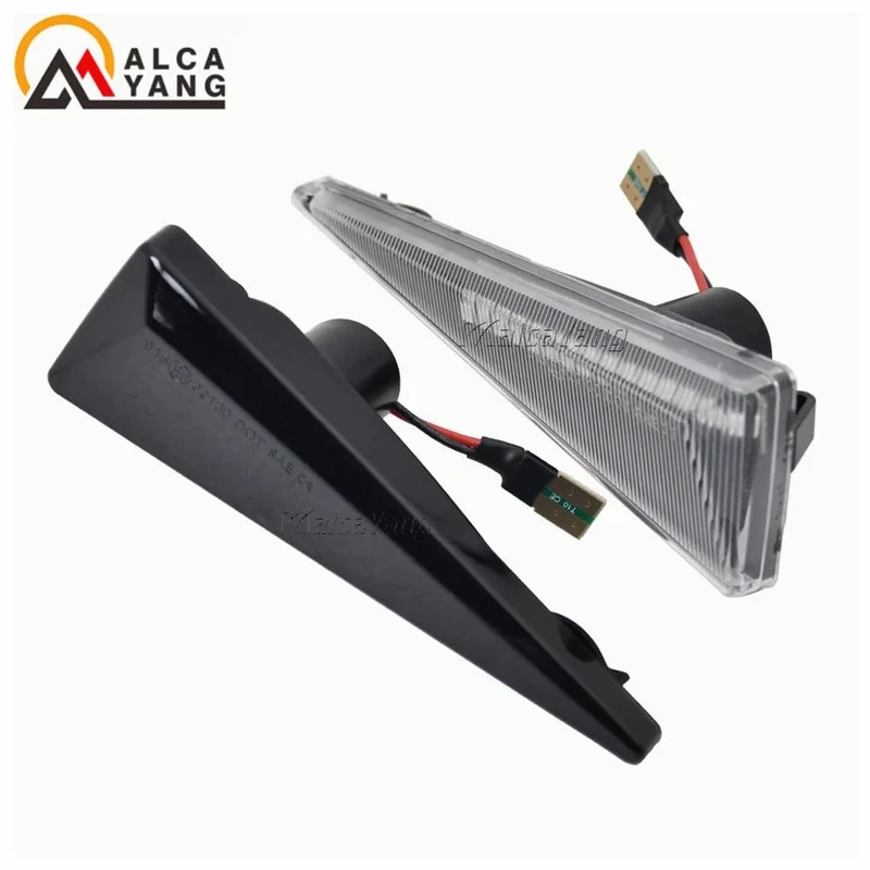 2 stück Led Dynamische Seite Marker Blinker Licht Für Renault Megane MK2 CC Espace MK4 Scenic MK2 Wind Avantime Thalia 2