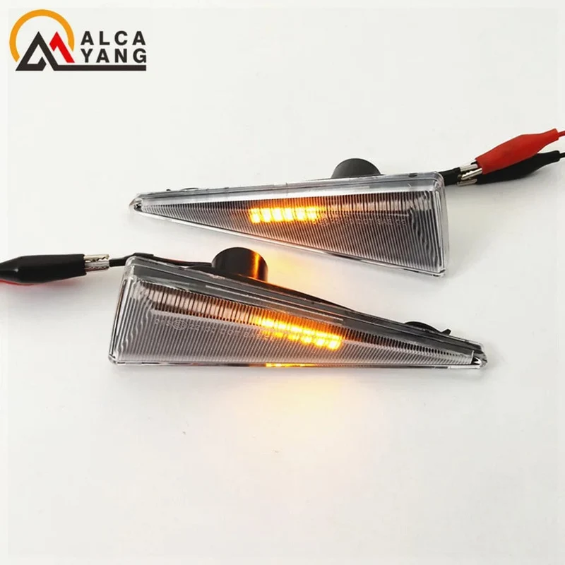 2 stück Led Dynamische Seite Marker Blinker Licht Für Renault Megane MK2 CC Espace MK4 Scenic MK2 Wind Avantime Thalia 2