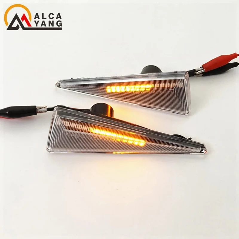 2 stück Led Dynamische Seite Marker Blinker Licht Für Renault Megane MK2 CC Espace MK4 Scenic MK2 Wind Avantime Thalia 2