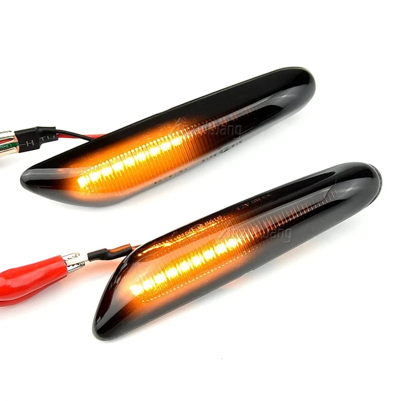 2 stück Led Dynamische Seite Marker Blinker Licht Anzeige Blinker Lampe Signal Lampe Für BMW E90 E91 E92 E93 E60 e87 E82 E46