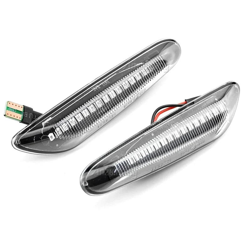 2 stück Led Dynamische Seite Marker Blinker Licht Anzeige Blinker Lampe Signal Lampe Für BMW E90 E91 E92 E93 E60 e87 E82 E46