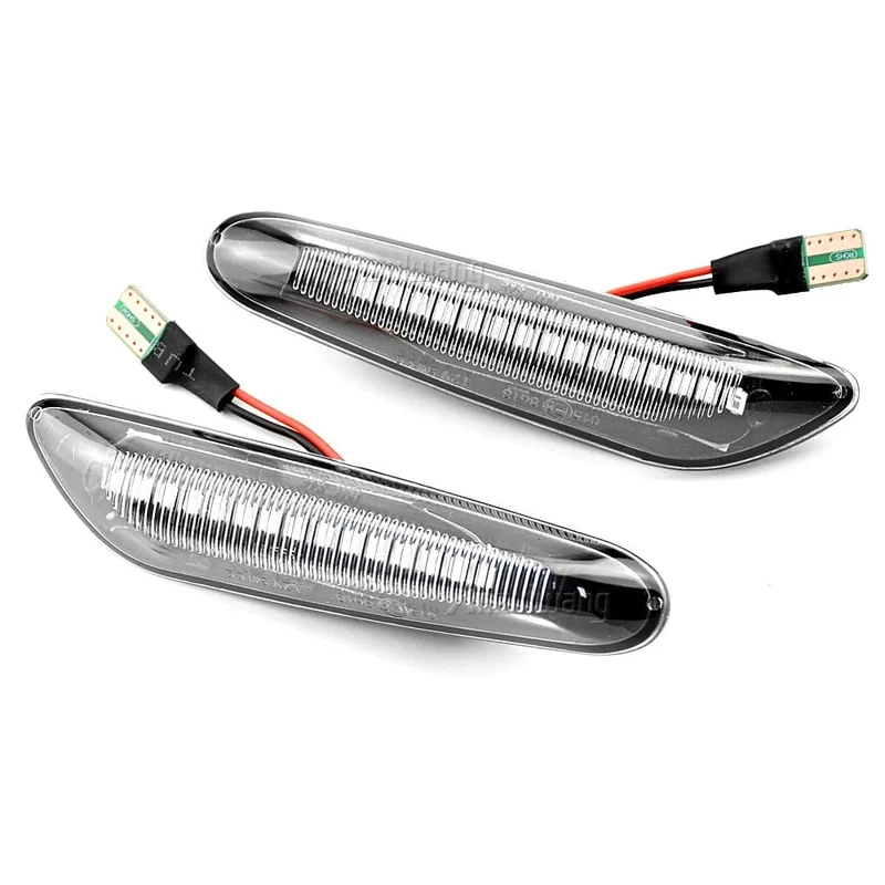 2 stück Led Dynamische Seite Marker Blinker Licht Anzeige Blinker Lampe Signal Lampe Für BMW E90 E91 E92 E93 E60 e87 E82 E46