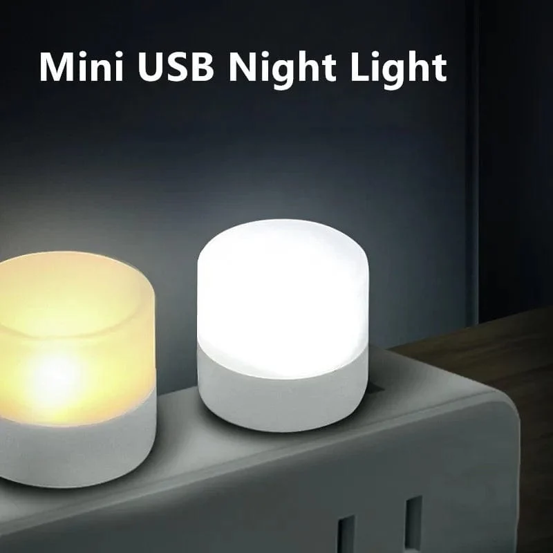 Mini USB Nachtlicht Tragbare Auto Signal Lichter 5V 1W Augenpflege Buch Lesen Glühbirnen Computer Mobile Power Lade LED Nacht Lampe
