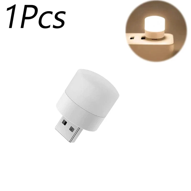 Mini USB Nachtlicht Tragbare Auto Signal Lichter 5V 1W Augenpflege Buch Lesen Glühbirnen Computer Mobile Power Lade LED Nacht Lampe