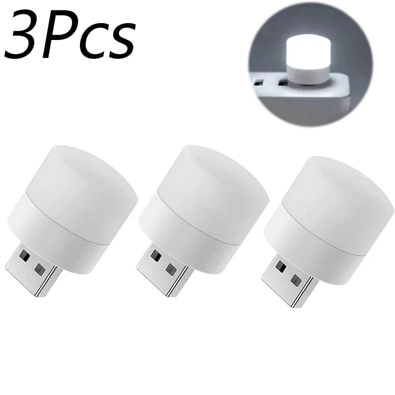 Mini USB Nachtlicht Tragbare Auto Signal Lichter 5V 1W Augenpflege Buch Lesen Glühbirnen Computer Mobile Power Lade LED Nacht Lampe