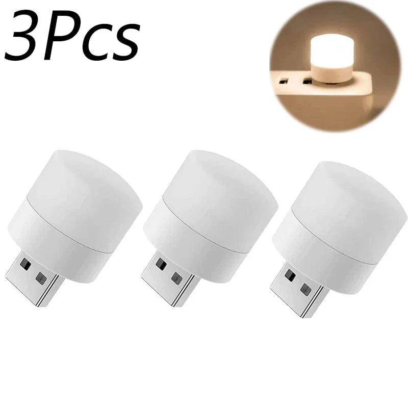 Mini USB Nachtlicht Tragbare Auto Signal Lichter 5V 1W Augenpflege Buch Lesen Glühbirnen Computer Mobile Power Lade LED Nacht Lampe