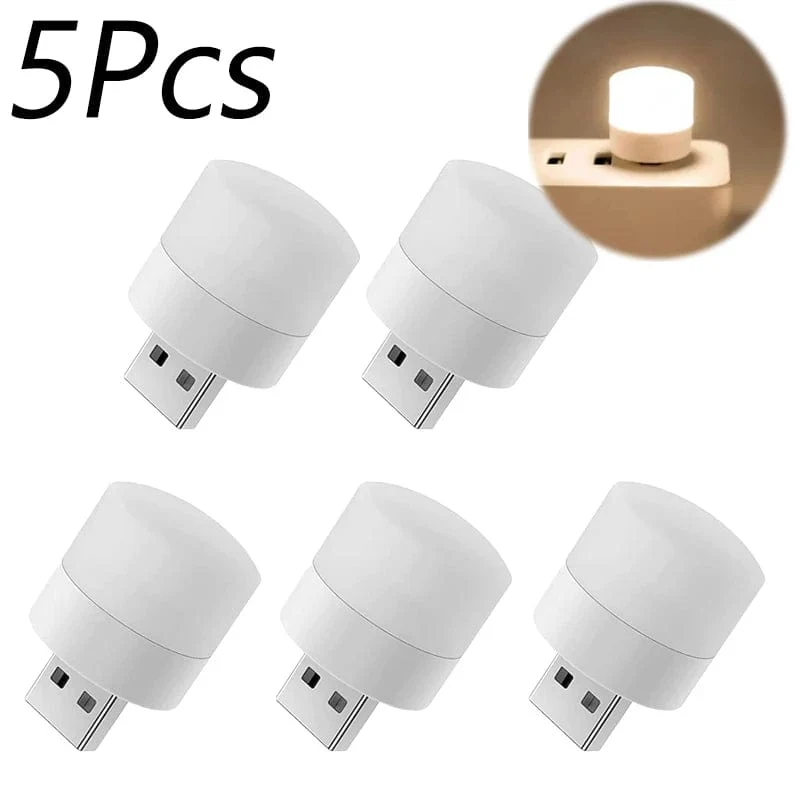 Mini USB Nachtlicht Tragbare Auto Signal Lichter 5V 1W Augenpflege Buch Lesen Glühbirnen Computer Mobile Power Lade LED Nacht Lampe