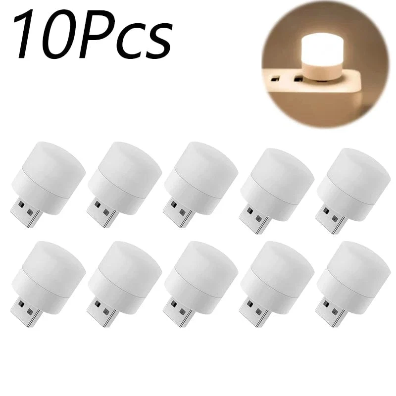 Mini USB Nachtlicht Tragbare Auto Signal Lichter 5V 1W Augenpflege Buch Lesen Glühbirnen Computer Mobile Power Lade LED Nacht Lampe