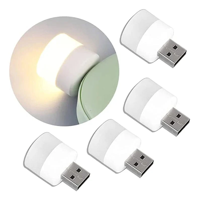 Mini USB Nachtlicht Tragbare Auto Signal Lichter 5V 1W Augenpflege Buch Lesen Glühbirnen Computer Mobile Power Lade LED Nacht Lampe