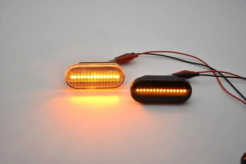 2 stück Dynamische Led-blinker Seite marker licht Lampe für VW Volkswagen Bora Golf 3/4 Passat 3B Polo 6N Sharan Vento T5 SEAT Ibiza