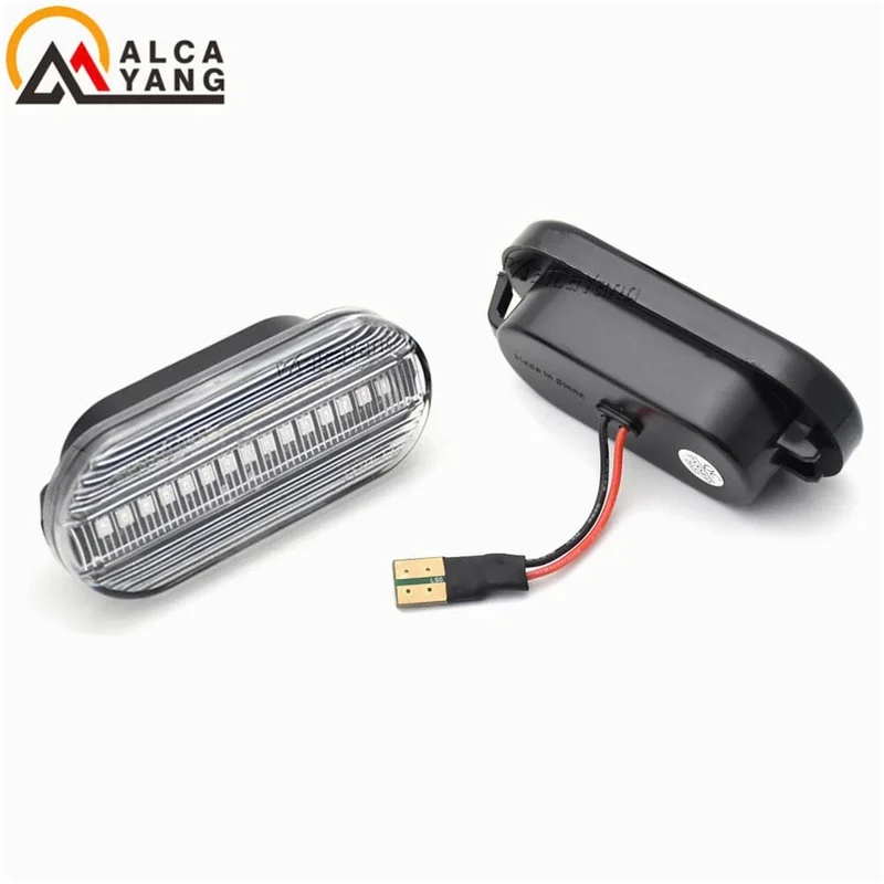 2 stück Dynamische Led-blinker Seite marker licht Lampe für VW Volkswagen Bora Golf 3/4 Passat 3B Polo 6N Sharan Vento T5 SEAT Ibiza