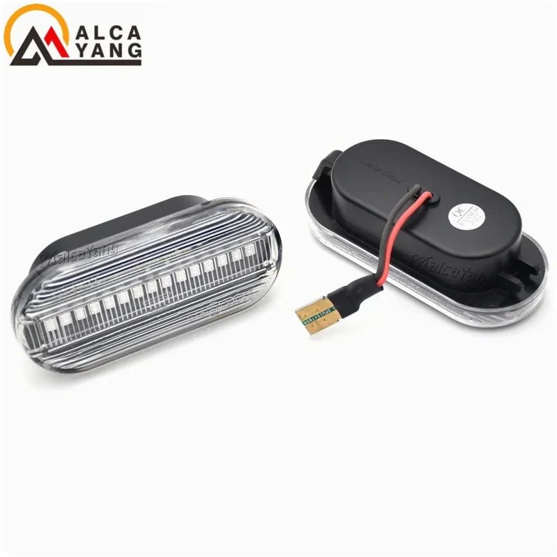 2 stück Dynamische Led-blinker Seite marker licht Lampe für VW Volkswagen Bora Golf 3/4 Passat 3B Polo 6N Sharan Vento T5 SEAT Ibiza