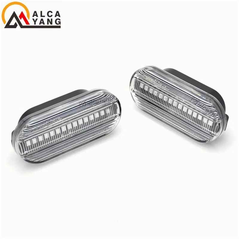 2 stück Dynamische Led-blinker Seite marker licht Lampe für VW Volkswagen Bora Golf 3/4 Passat 3B Polo 6N Sharan Vento T5 SEAT Ibiza