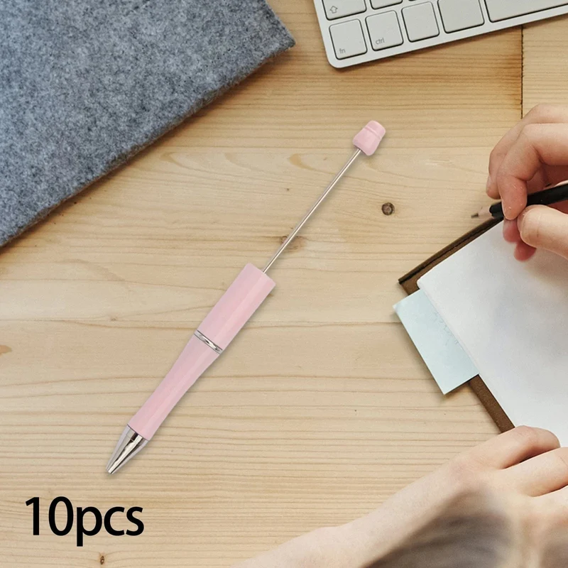 10 Stück Perlen-Kugelschreiber, süße schwarze Tinte, Schreibbedarf für die Schule, Perlenstifte zum Zeichnen, Büro, Lehrer, Schüler, Klassenzimmer