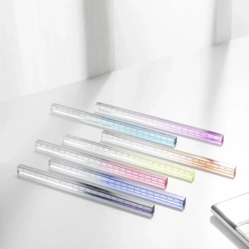15 cm 20 cm 30 cm Gradienten Gerade Lineale INS Transparente Teilung DIY Zeichenwerkzeuge Acryl Entwurf Mathematik Zeichenlineal Büro