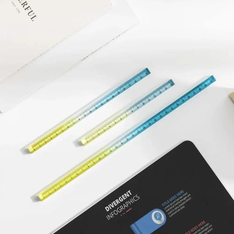 15 cm 20 cm 30 cm Gradienten Gerade Lineale INS Transparente Teilung DIY Zeichenwerkzeuge Acryl Entwurf Mathematik Zeichenlineal Büro