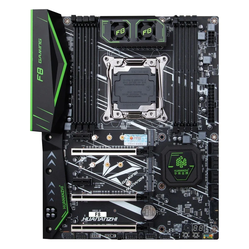 HUANANZHI X99 F8 LGA 2011-3 XEON X99 Motherboard mit Intel E5 2620 V3 unterstützung DDR4 RECC NON-ECC speicher combo kit set NVME RU