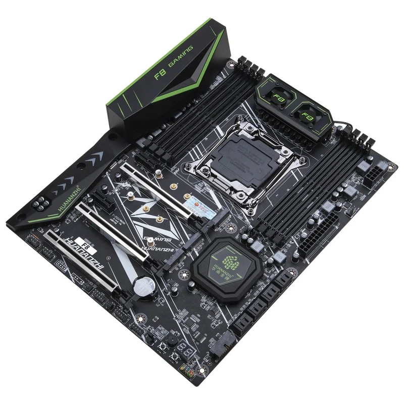 HUANANZHI X99 F8 LGA 2011-3 XEON X99 Motherboard mit Intel E5 2620 V3 unterstützung DDR4 RECC NON-ECC speicher combo kit set NVME RU