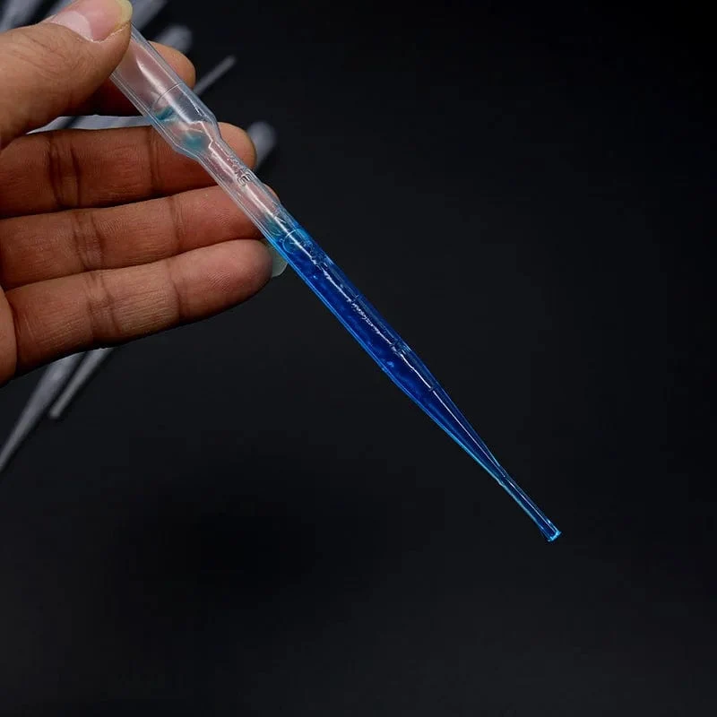 20 Stück Transferpipette für wissenschaftliche Labore, 3 ml, transparente Einweg-Sicherheitspipette aus Kunststoff mit Graduierungszubehör