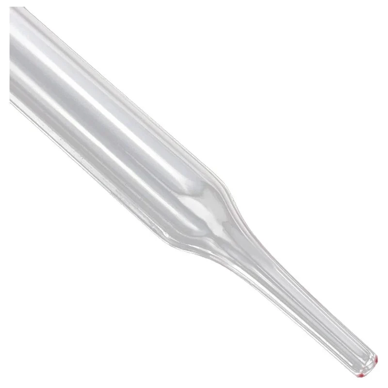 5 Stück 10 ml Glaspipette Medizin Laborpipette Roter Gummikopf Pipette Pipette für Büro Schule Chemiebedarf Laborröhrchen