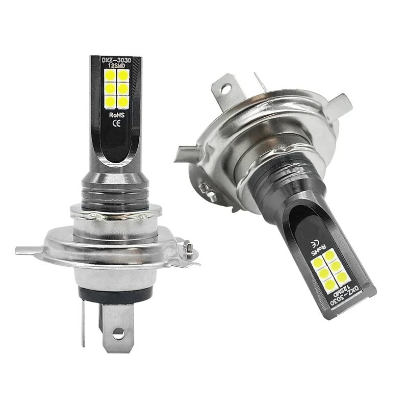 2Pcs Super Helle H4 H7 Led-lampe Auto Scheinwerfer Motorrad H1 H3 H8 H9 H11 Auto Nebel Lampen 9005 9006 HB3 HB4 Licht 12v 24V 80W