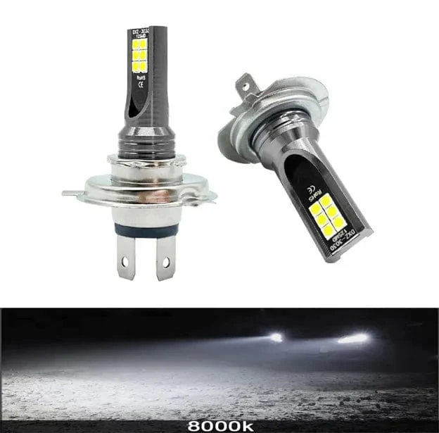 2Pcs Super Helle H4 H7 Led-lampe Auto Scheinwerfer Motorrad H1 H3 H8 H9 H11 Auto Nebel Lampen 9005 9006 HB3 HB4 Licht 12v 24V 80W