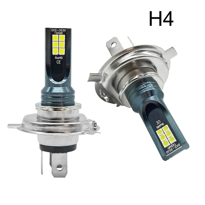 2Pcs Super Helle H4 H7 Led-lampe Auto Scheinwerfer Motorrad H1 H3 H8 H9 H11 Auto Nebel Lampen 9005 9006 HB3 HB4 Licht 12v 24V 80W
