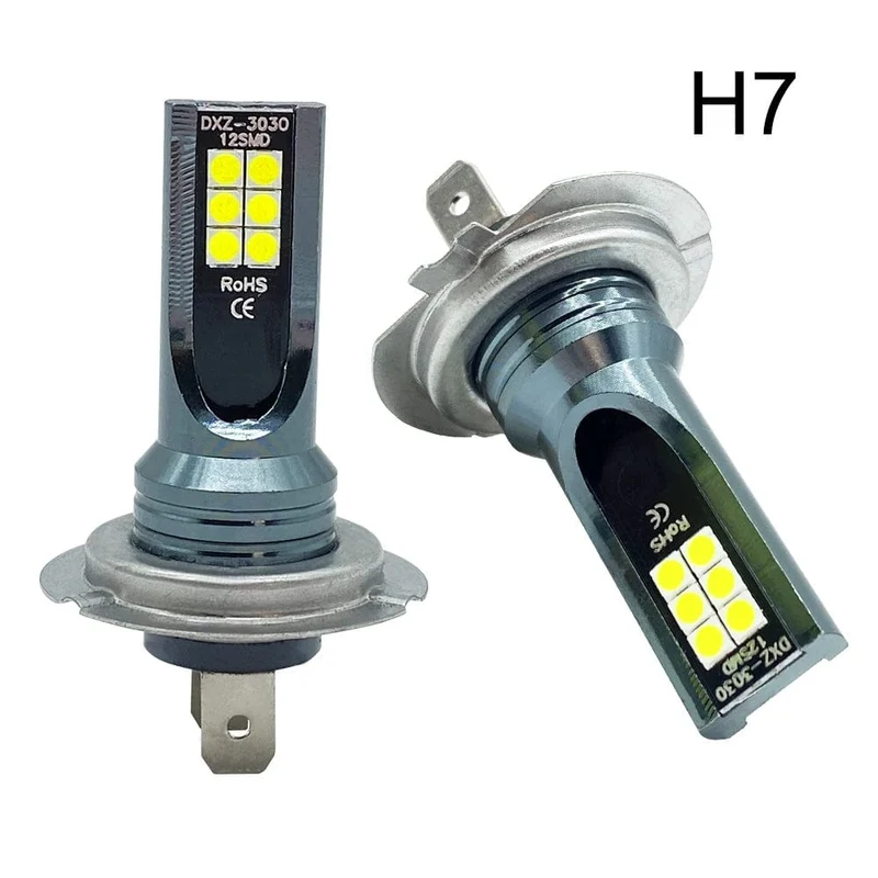 2Pcs Super Helle H4 H7 Led-lampe Auto Scheinwerfer Motorrad H1 H3 H8 H9 H11 Auto Nebel Lampen 9005 9006 HB3 HB4 Licht 12v 24V 80W