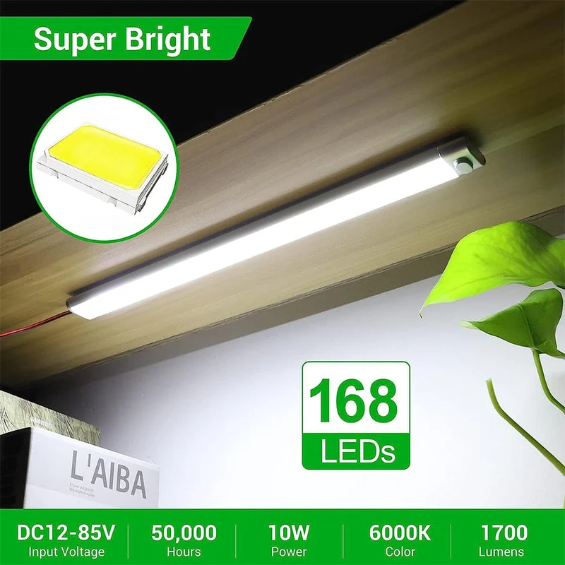2 stücke 12v Led Streifen Licht Mit Auf-Off Schalter Rv Innen Licht Bar 168leds 1700lm 6000k innen Beleuchtung Decke Led Lampe