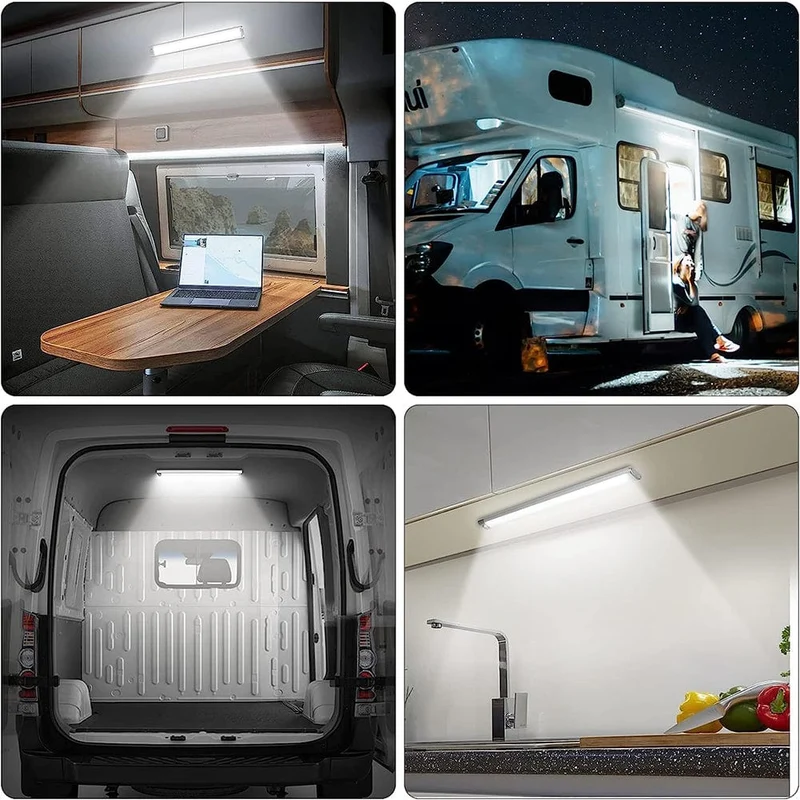 2 stücke 12v Led Streifen Licht Mit Auf-Off Schalter Rv Innen Licht Bar 168leds 1700lm 6000k innen Beleuchtung Decke Led Lampe