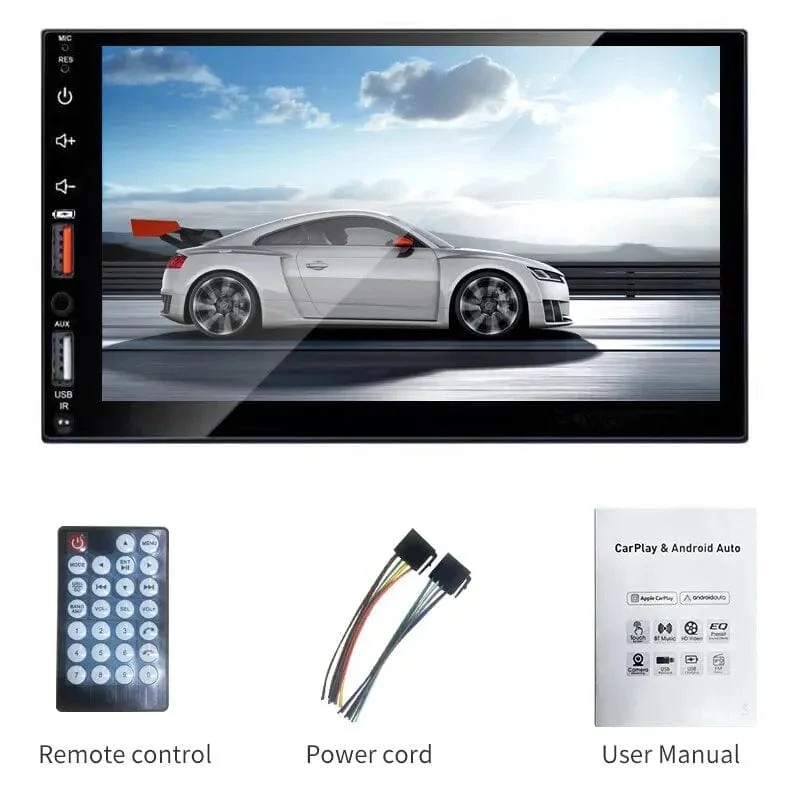 Acodo 7 Zoll Carplay Android Auto Player Dual USB kapazitiver Bildschirm Touch HD Auto MP5 Player USB FM Bluetooth TF Karte Touchscreen