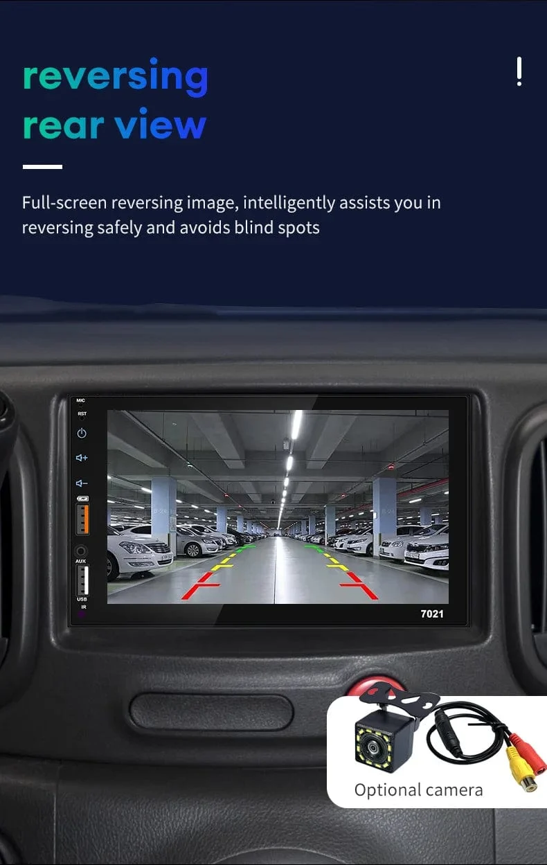 Acodo 7 Zoll Carplay Android Auto Player Dual USB kapazitiver Bildschirm Touch HD Auto MP5 Player USB FM Bluetooth TF Karte Touchscreen