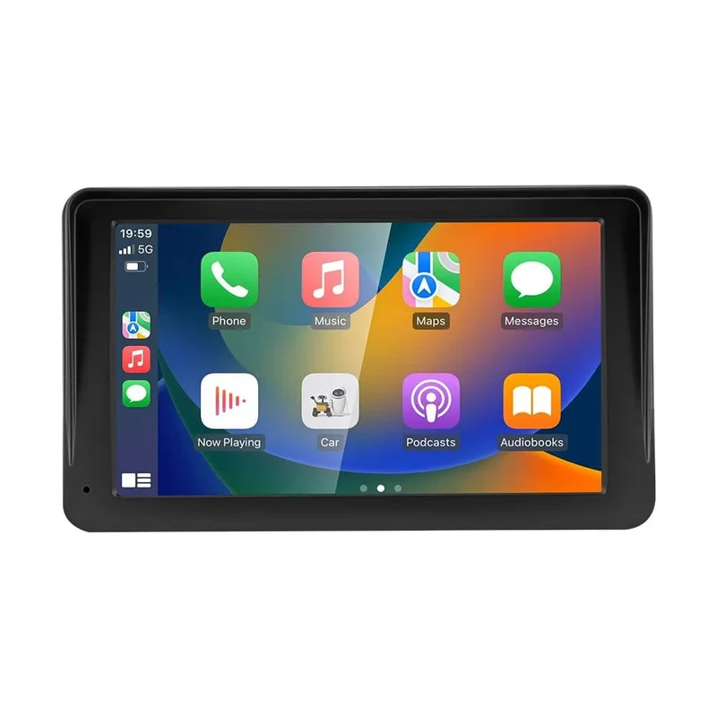 CarPlay Android Auto Sync Datum Uhrzeit Autoradio Multimedia Video Player Tragbarer 7-Zoll-Touchscreen mit USB AUX für die Rückansicht