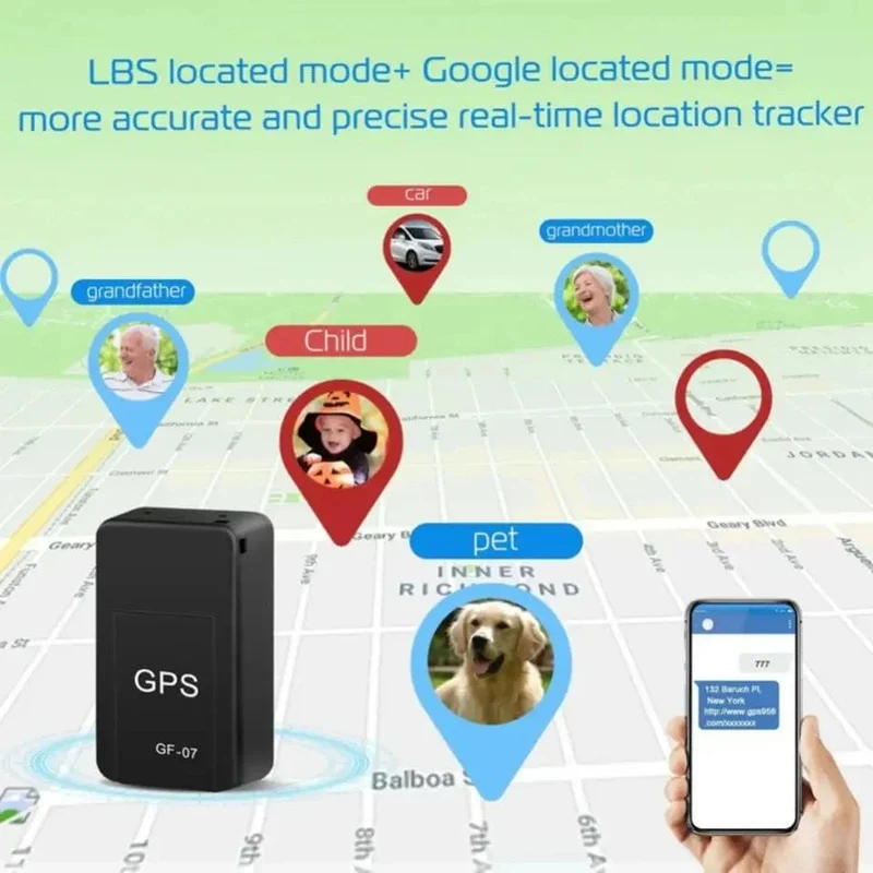 Auto Mini GPS Intelligent Locator Tracker LocalizadorAnti Theft Haustiere Kinder Anti-verloren MessagePositioner Echtzeit-Tracking