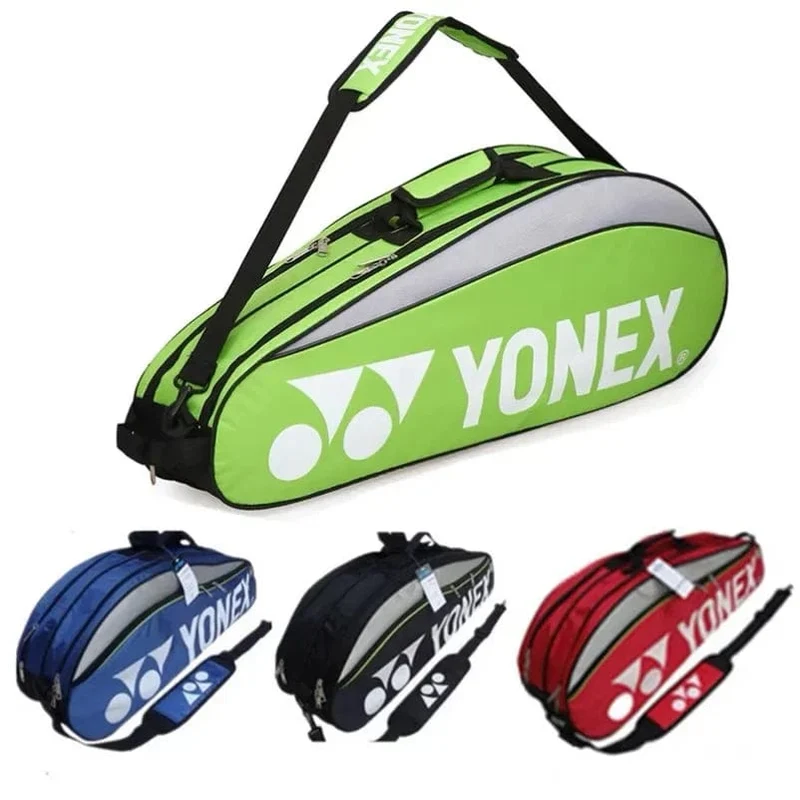 YONEX Original Badminton-Tasche für maximal 3 Schläger mit Schuhfach, Federball-Schläger-Sporttasche für Männer oder Frauen 9332bag