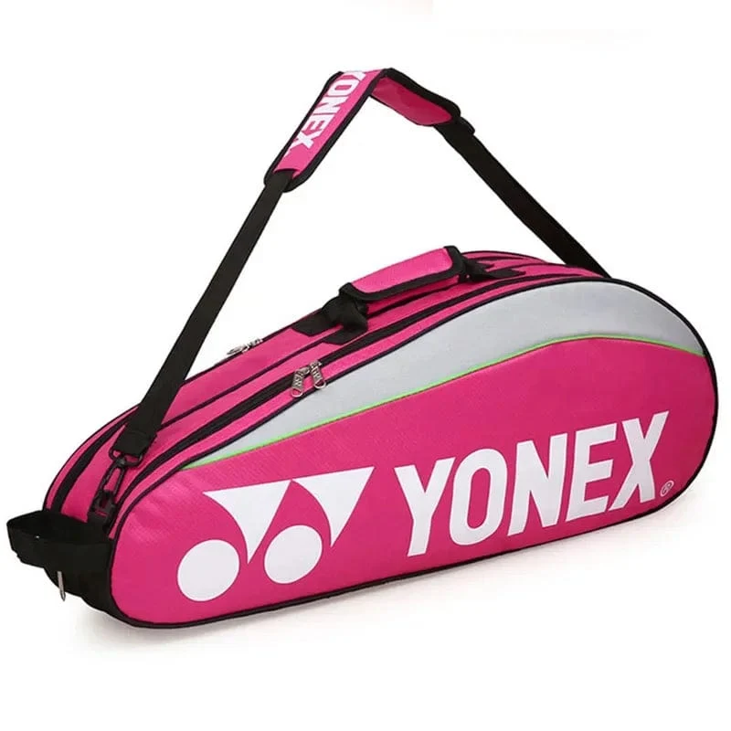 YONEX Original Badminton-Tasche für maximal 3 Schläger mit Schuhfach, Federball-Schläger-Sporttasche für Männer oder Frauen 9332bag
