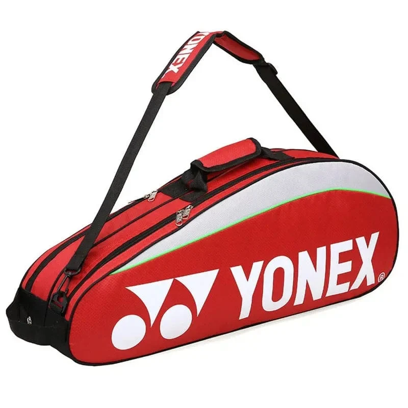 YONEX Original Badminton-Tasche für maximal 3 Schläger mit Schuhfach, Federball-Schläger-Sporttasche für Männer oder Frauen 9332bag