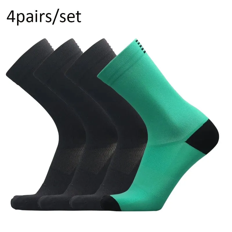 Professionelle Wettkampf-Radsocken für Herren und Damen, Sport, Reitsocken, Mesh, Basketball, Badminton, Rennsocken, Calcetines Ciclismo