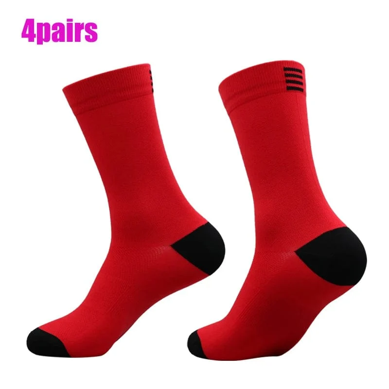 Professionelle Wettkampf-Radsocken für Herren und Damen, Sport, Reitsocken, Mesh, Basketball, Badminton, Rennsocken, Calcetines Ciclismo