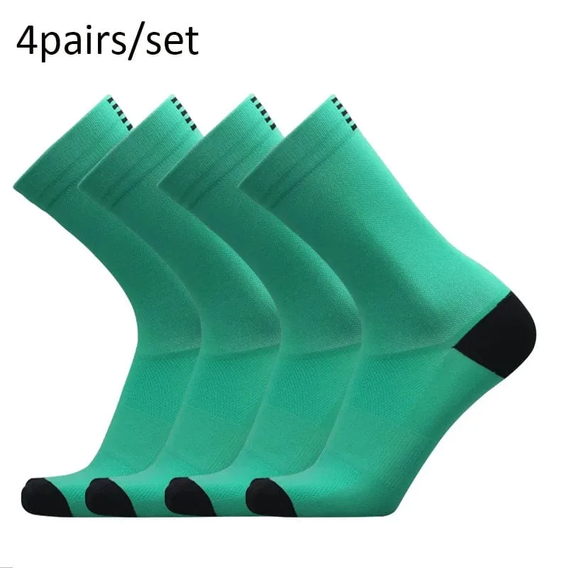 Professionelle Wettkampf-Radsocken für Herren und Damen, Sport, Reitsocken, Mesh, Basketball, Badminton, Rennsocken, Calcetines Ciclismo