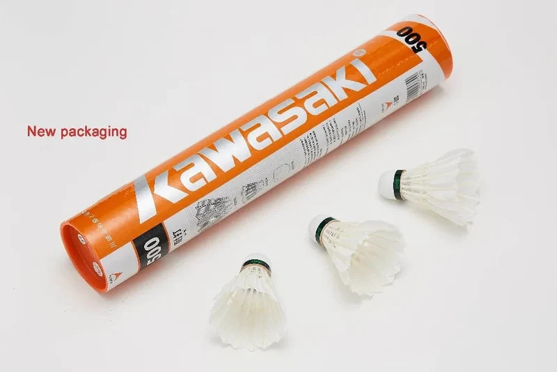 12 Teile/los Kawasaki King Kong 500 Badminton Gans Feder Federball Geschwindigkeit 77 Langlebig Badminton Ball für Training Übung