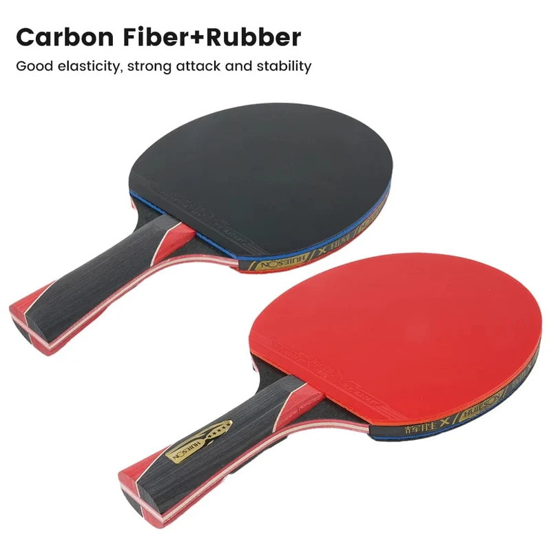 Einzelne professionelle Ausbildung Carbon Tischtennisschläger Schläger Ping-Pong-Paddel für Anfänger Fortgeschrittene Spieler 6 7 8 Star Sport Teil