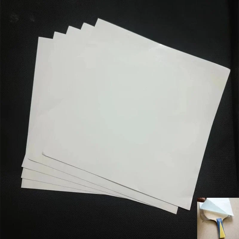 Malathorne doppelseitig klebendes Klebeblattpapier für lange Noppen aus Gummi OX zum Zusammenbau eines Tischtennisschlägers 5 Stück/Packung
