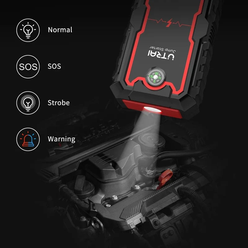 UTRAI 2000A Starthilfe Power Bank Tragbares Ladegerät Ausgangsgerät Für 8.0L/6.0L Notfall Autobatterie Starthilfe
