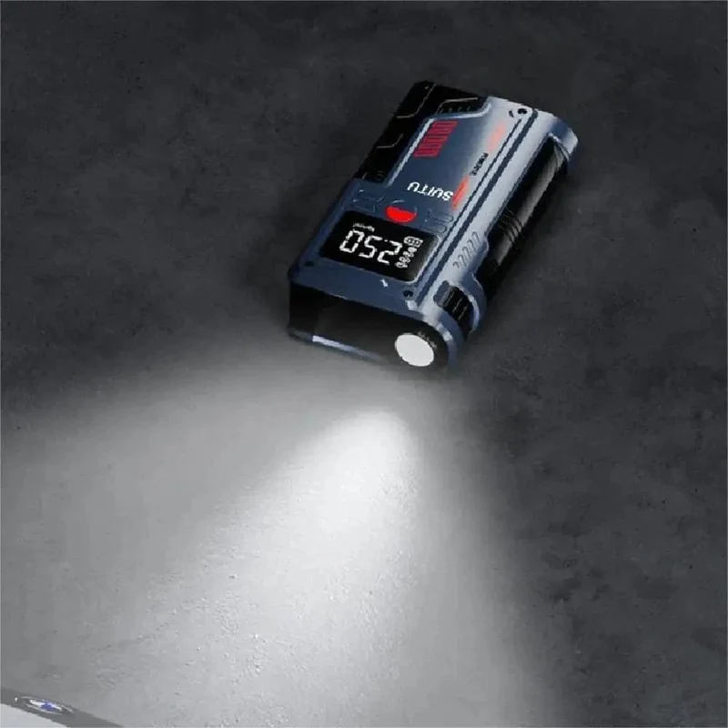 4-in-1-Auto-Starthilfe mit 150-PSI-Luftkompressor, 20000 mAh, tragbares Booster-Ladegerät, 1000 A, leistungsstarkes Startgerät für Autobatterien
