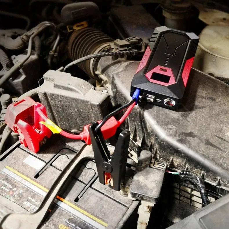 Tragbare Auto-Starthilfe 18000mAh Power Bank Auto Booster Ladegerät 12V Ausgangs Gerät Benzin Diesel Auto Notfall Booster