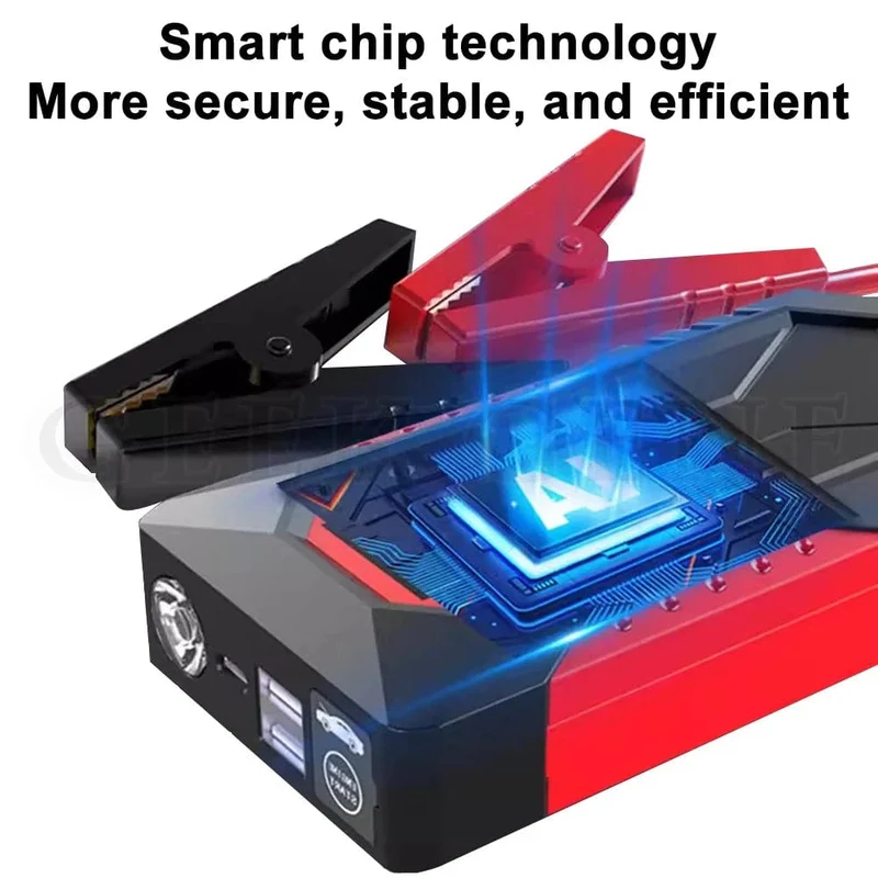 Tragbare Auto-Starthilfe 18000mAh Power Bank Auto Booster Ladegerät 12V Ausgangs Gerät Benzin Diesel Auto Notfall Booster