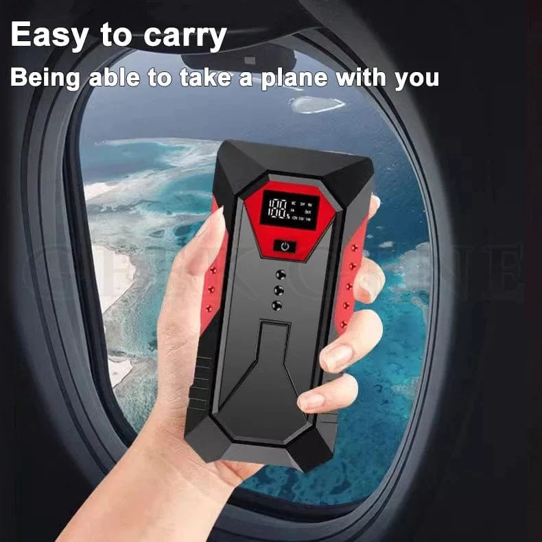 Tragbare Auto-Starthilfe 18000mAh Power Bank Auto Booster Ladegerät 12V Ausgangs Gerät Benzin Diesel Auto Notfall Booster