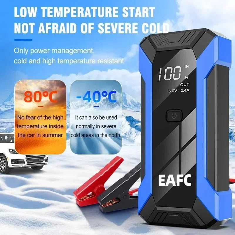 12V Auto Starthilfe 1200A Ausgang Tragbares Notfall-Start-up-Ladegerät Benzinauto Power Bank Booster Batterie Startgerät