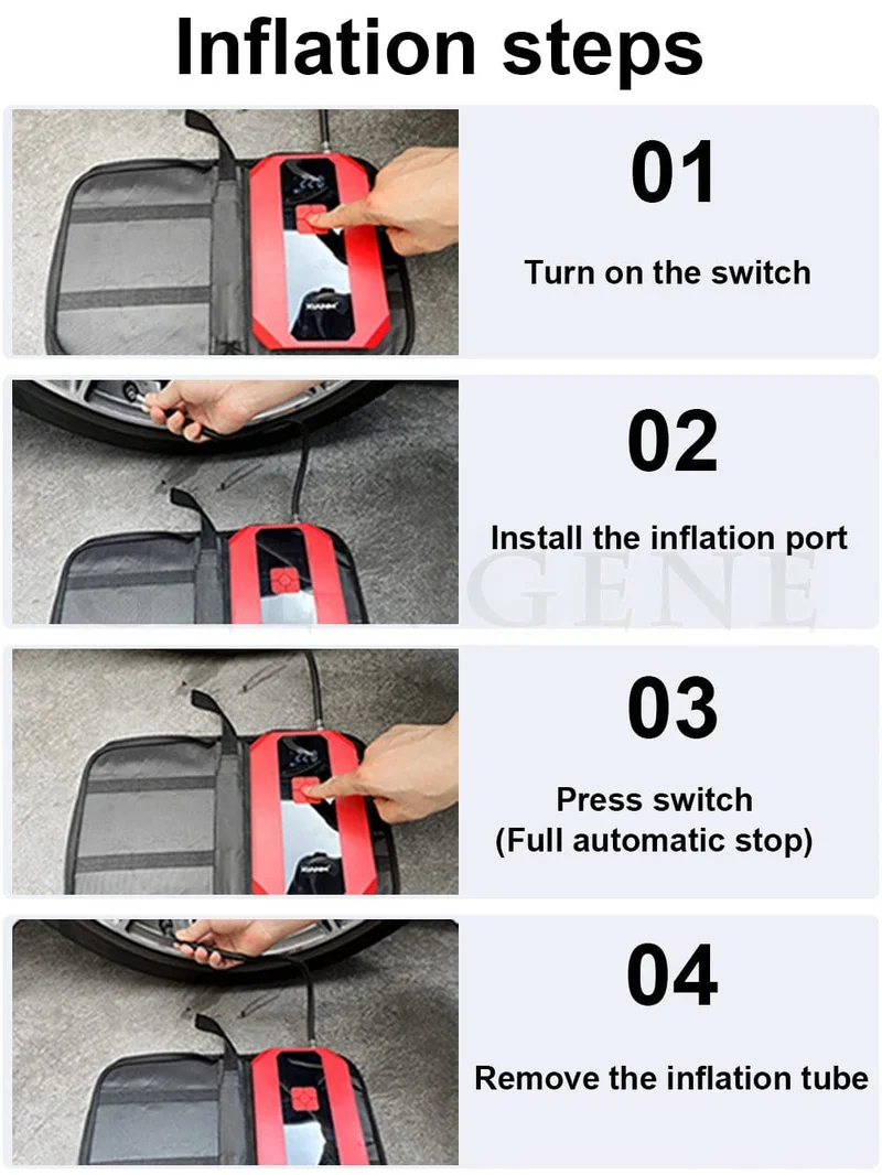 Neu 1200A 26800mAh Auto Starthilfe 4 In 1 Pumpe Luft Kompressor Ausgangs Gerät Power Bank 12V Digitale Reifen inflator 150PSI